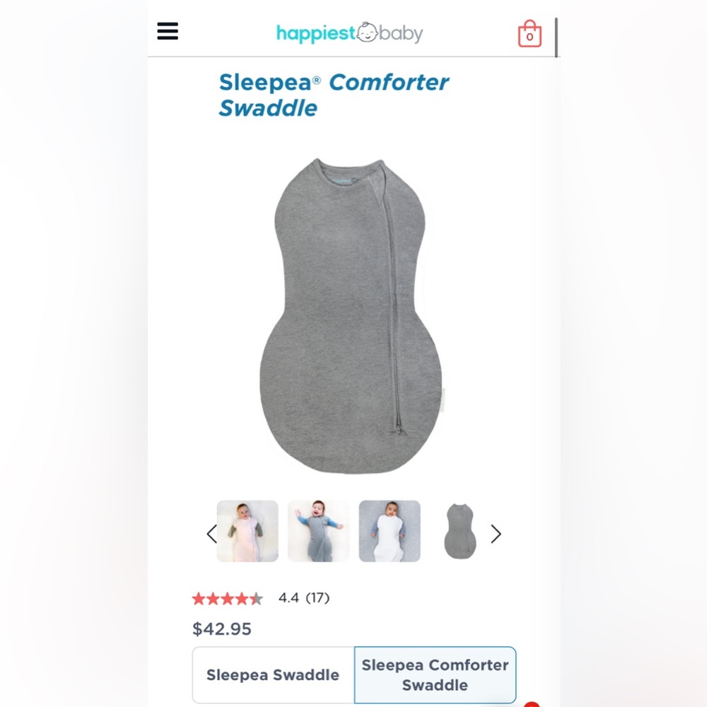Happiest Baby • Sleepea Comforter Swaddle • Medium